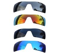 Acefrog 4 Pairs Polarized Replacement Lenses for Oakley Oil Rig Sunglasses, Perfectly Fit, Shatterproof, Anti-scratch, Value Pack