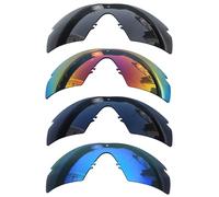 Acefrog 4 Pairs Polarized Replacement Lenses for Oakley Si Ballistic M Frame 2.0 Sunglasses, Perfectly Fit, Shatterproof, Anti-scratch, Value Pack