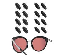 Acefrog 4 Pairs Upgraded Nose Pads for Oakley Frogskins Range OO9284, Frogskins Range XL OO9503 / OO9503A, Frogskins Hybrid OO9289, Top Knot Sunglass, Push-in Nose Piece Replacement, Black, Anti-Slip