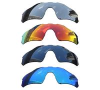 Acefrog 4 Pieces Polarized Replacement Lenses for Oakley Radar EV Path OO9208 Sunglasses, Perfectly Fit, Shatterproof, Anti-scratch, Value Pack