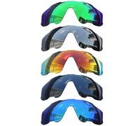 Acefrog 5 Pieces Polarized Replacement Lenses for Oakley Jaw-breaker OO9290 Sunglasses, Perfectly Fit, Shatterproof, Anti-scratch, Value Pack
