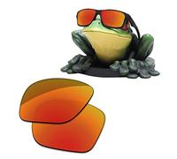 Acefrog AR Coated Polarized Replacement Lenses/Earsocks for Oakley Jupiter Squared OO9135 Sunglasses - Jaffa Orange