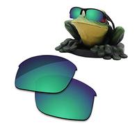 Acefrog AR Coated Polarized Replacement Lenses for Oakley Bottle Rocket OO9164 Sunglasses - Moss Green