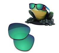 Acefrog AR Coated Polarized Replacement Lenses for Oakley Frogskins OO9013 55mm Sunglasses - Moss Green