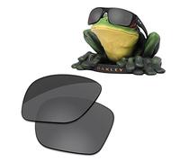 Acefrog AR Coated Polarized Replacement Lenses/Nose Piece for Oakley Drop Point OO9367 Sunglasses - Pitch Black
