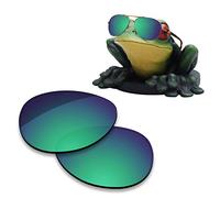 Acefrog AR Coated Polarized Replacement Lenses/Nose Piece for Oakley Feedback OO4079 Sunglasses - Moss Green