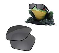 Acefrog AR Coated Polarized Replacement Lenses/Nose Piece for Oakley Mainlink OO9264-57mm Sunglasses - Pitch Black