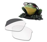 Acefrog Replacement Lenses for Oakley Bottle Rocket OO9164 Sunglasses - HD Clear to Photochromic