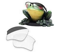 Acefrog Replacement Lenses for Oakley Half Jacket 2.0 XL OO9154 Sunglasses - HD Clear to Photochromic