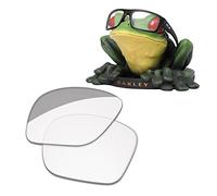 Acefrog Replacement Lenses/Nose Piece for Oakley Drop Point OO9367 Sunglasses - HD Clear