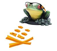Acefrog Replacement Replacement Lenses/Earsocks Nose Piece for Oakley Flak Jacket/Flak Jacket XLJ Sunglasses - Orange