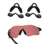 Acefrog Upgraded Nose Pads for Oakley EV Zero Path OO9308, EV Zero Pitch OO9383 OO9388, EV Zero Range OO9327 OO9337, EV Zero Series Sunglass, Push-in Nose Piece Replacement, Black, Anti-Slip
