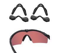 Acefrog Upgraded Nose Pads for Oakley Si M Frame 2.0/3.0 OO9146, M Frame 2.0 Strike, Industrial M Frame 2.0, SI Ballistic M Frame 2.0 Sunglass, Push-in Nose Piece Replacement, Black, Anti-Slip
