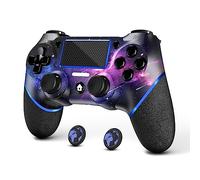 AceGamer Wireless Controller for PS4 Game Compatible with PS4/Pro/PC with Motion Motors and Audio Function,Mini LED Indicator,USB Cable and Anti-Slip (Starry Sky)