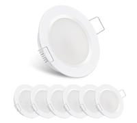 acegoo 12V LED Campervan Recessed Mount Ceiling Light, 2.5W 6 Pack CRI 93 Caravan Boat Downlight Spot Lights for Van Cabin Truck Motorhome Sailboat Under Cabinet, White 3000K, 6 Pack