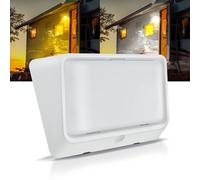 acegoo Campervan Porch Light LED Dual Color(White/Amber) Switchable 12V Exterior Utility Replacement Light for RV Trailer Camper Motorhome, 410 Lumen IP66 Nano Waterproof (White)