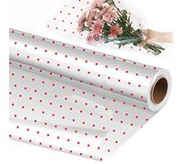 Acehome Cellophane Roll for Hampers, Cellophane Wrapping Roll for Gift Wrapping Christmas Baskets and Gifts in Clear Cellophane Wrap (Christmas Cellophane 40cm x 30m)-2