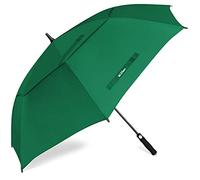 ACEIken Golf Umbrella Windproof Large 62/68 Inch, Double Canopy Vented, Automatic Open, Extra Large Oversized,Sun Protection Ultra Rain & Wind Resistant Stick Umbrellas (Dark Green, 62 inch)