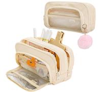 ACEIOT Large Capacity Pouch Case, Aesthetic Pencil Case Pouch, Kids' Cute Pencil Bag for School Stationery Storage