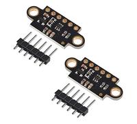 ACEIRMC 2pcs VL53L0X Time-of-Flight Flight Distance Measurement Sensor Breakout VL53L0X ToF Laser Range Finder for Arduino (Black)