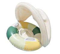Aceirropy Baby Pool Float - Inflatable Swimming Floats for Age 0-4 Years | Foldable Inflatable Swim Ring Retro Safety Seat Floating Sunshade Toys for Backyard Outdoor Garden