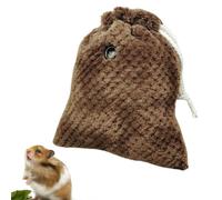 Aceirropy Outgoing Pig Draw Guinea Bag,Sugar Glider Warm Cotton Cage - Comfortable Carrier Bag with Drawstring and Breathable Vent for Guinea Pig Squirrels