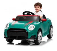Acekool Kids Electric Ride On Car MINI 12V 4.5H, Toy Car with Remote Control, 3-6km/h Speed, Horn, MP3 Player, LED Lights & Music, 30KG Max Load, Electric Vehicle for Kids 3+ Years, Green