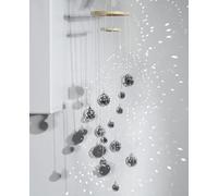 AceList Disco Ball Decor Sun Catcher Hanging Spiral Spinner 35 Inch Handmade Double-Spiral Design with 12 Disco Balls for Window Home Party Wedding Birthday Decoration, Indoor Use