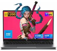 ACEMAGIC 15.6" FHD Laptop with 4 Core Intel® N150 Processor Up to 3.6GHz (Beat N100/N97/N5095) Laptops Computer,16GB DDR4 512GB SSD HD Notebook,Support WiFi 5,BT5, 3*USB3.2, 5000mAh Battery,Metal Case