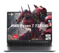 ACEMAGIC - 2025 Gaming Laptop, 16" FHD Display with AMD Ryzen 7 7735HS Processor up to 4.7GHz, 16GB Ram DDR5 4800MHz 512GB SSD Notebook with Keyboard