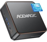 ACEMAGIC Mini Gaming PC 32GB Dual DDR5 5600MHz 1TB PCIe 4.0 SSD Mini PC, Micro Desktop Mini Computer WiFi 7 BT5.4, Intel Arc Graphics Mini Computers with AI Boost, Type-C/Dual Fans