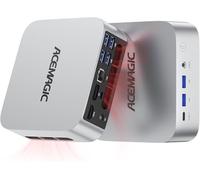 ACEMAGIC Mini PC Windows 11 Pro,Intel Core i5-12600H (up to 4.5GHz), 16GB DDR4 RAM,512GB PCIe3.0 SSD, Intel Iris Xe Graphics, 4K Triple Screen, WiFi 6, BT 5.2, for Office/Home/Light Gaming/Streaming