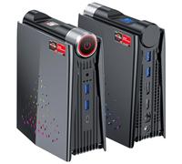 ACEMAGICIAN AMR5 Mini PC, AMD Ryzen 7 5800U (8C/16T, up to 4.4Ghz) 32GB DDR4 512GB NVMe SSD Mini Gaming PC [3 Mode Adjustment] Mini Computer with RGB Lights|Full featured Type C | BT5.2 | WiFi 6