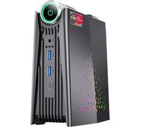 ACEMAGICIAN Mini Gaming PC，AMD Ryzen 7 5700U Mini PC 32GB DDR4 1TB SSD, Mini Gaming Computers Micro Desktop PC Support RGB Lights/4K Triple Display/WiFi6/BT5.2/3 Adjustable Mode PC