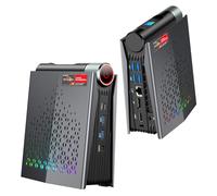 ACEMAGICIAN Mini Gaming PC AMD Ryzen 7 5825U (up to 4.50Ghz), 32GB DDR4(Dual Channel) 512GB NVMe SSD Mini Computers, 4K-Triple-Screen/WiFi6/BT5.2/RGB Lights/3 Modes Mini Desktop Pc for Gamer