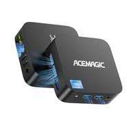ACEMAGICIAN Mini PC 8GB DDR4 RAM 256GB Twin Lake N150 M.2 SSD Mini Desktop Computer(Beat N100/N95) Micro PC,Small PC 2.4G/ 5.0G WiFi 4K Dual Display/HDMI/LAN/BT for Business/Home/Office Black