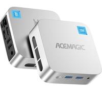 ACEMAGICIAN Vista Mini PC V1 Windows 11 Pro, Twin Lake-N N150(Upgraded N100, up to 3.6GHz), 16GB DDR4 RAM 512 M.2 2280 SSD Micro PC,Mini Computer with 4K Dual Display/HDMI/WiFi/BT/LAN for Office