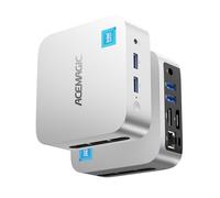 ACEMAGICIAN Vista V1 Smallest Mini PC Windows 11 Pro, Ιntel Alder Lake N97(Beat N95/N100,up to 3.60GHz), 16GB DDR4 512GB SSD Mini Office Desktop PC, Support 4K@60Hz Display/5G WiFi/Bluetooth/USB3.2