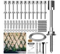 Acemaker Wire Trellis Kit, 12-Set 5/64” (2mm) Crosshead Kit with 53ft Cable