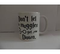 Acen Dont let The Muggles get You Down Picture Mug, Ceramic, White, 1 Count (Pack of 1)