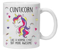 Acen Merchandise Coarse Mug | Cunticorn | Secret Santa Gift | Leaving Men, Women, Chef, Trainee, Retirement Thank You | Original Gift Idea, Humor, Funny, Funny (White)