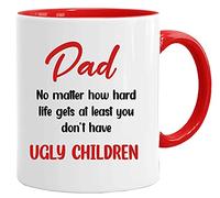 Acen Merchandise Ugly Children |Fathers Day Mug & Gift Box Set |Gifts for Dad| Novelty Mug| Fathers Day | Step dad Gifts