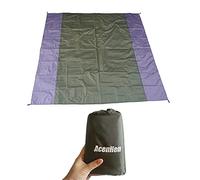 Acenilen Tent Footprint, 1-4 Person Waterproof Camping Tarp Lightweight Ground Sheet Mat for Backpacking, Hiking, Beach, Picnic