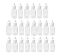 ACENIX® 50 Pieces 10ml dropper potion bottles White small Plastic Empty Refillable Squeezable Liquid sample dropper bottles