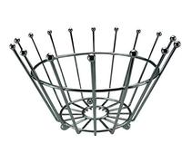 Acense Fruit Bowl, Chrome, Stainless Steel
