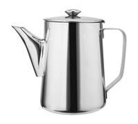 Acense Premium Tea Pot, Coffee Pot 18/10 Stainless Steel, Mirror Polished, Strong Hinge and Fitted lid. (950ml)