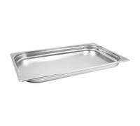 Acense Stainless Steel 1/1 Gastronorm Height 4cm - Capacity 4.5 Litre - Large Food Container Catering Tray -for Roasting, Gastro Trays and Catering Use.
