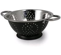 Acense Stainless Steel Colander 24cm Coloured (Black)