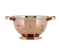 Acense Stainless Steel Colander 24cm Coloured (Rose Gold)