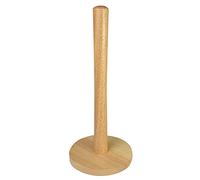 Acense Wooden Kitchen Towel Holder, Size: 31cm Tall, Thick Strong Base: 1.5cm, Central Bar/Pole: 3 cm, Durable, Scratch-Resistant, Lightweight, Multi-Purpose: [Kitchen, Dine]